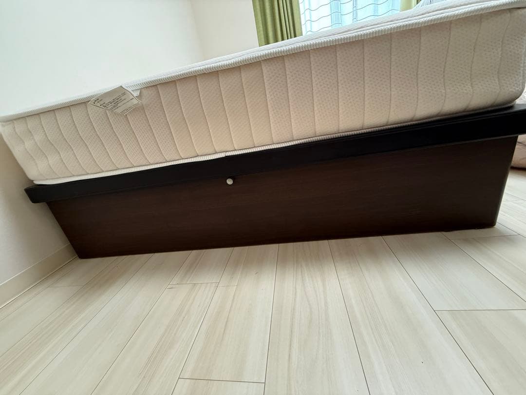 跳ね上げ式ドリームベッド　ダブルベッド(希望があればニトリマットレスも)