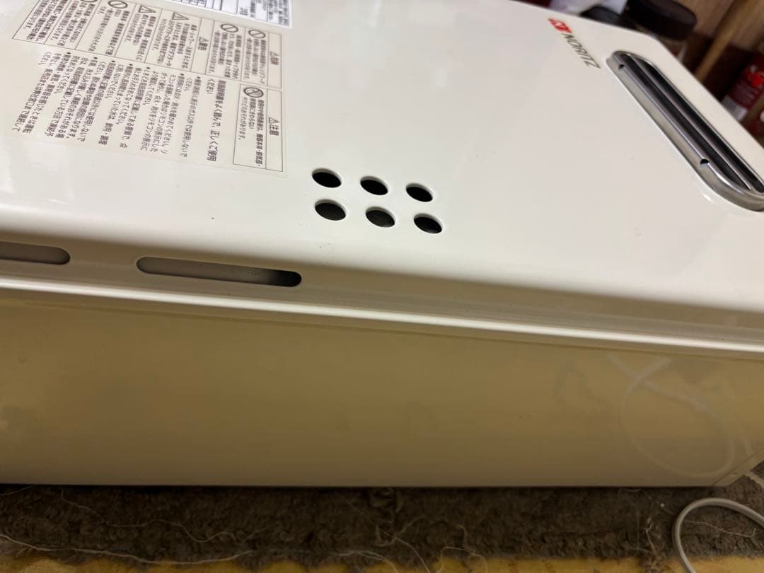 美品 23年製 ノーリツ 都市ガス 給湯器 16号 給湯専用 屋外壁掛