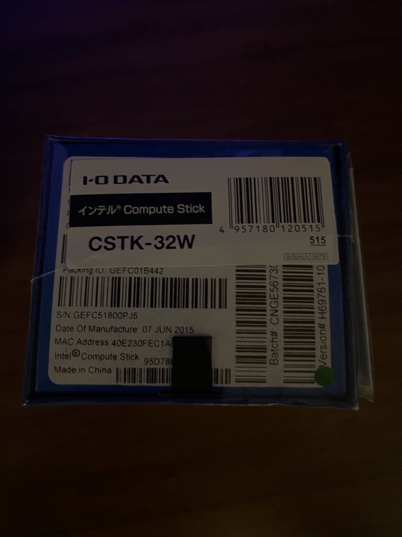 【未開封・新品】Intel Compute Stick CSTK-32W②