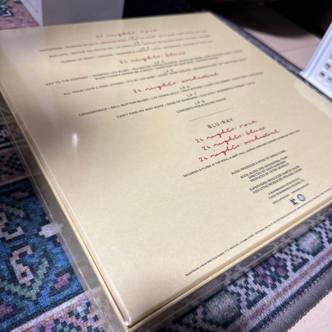 値下げ！未開封！エリック・クラプトン24 Nights 8LP+3BD ボックス