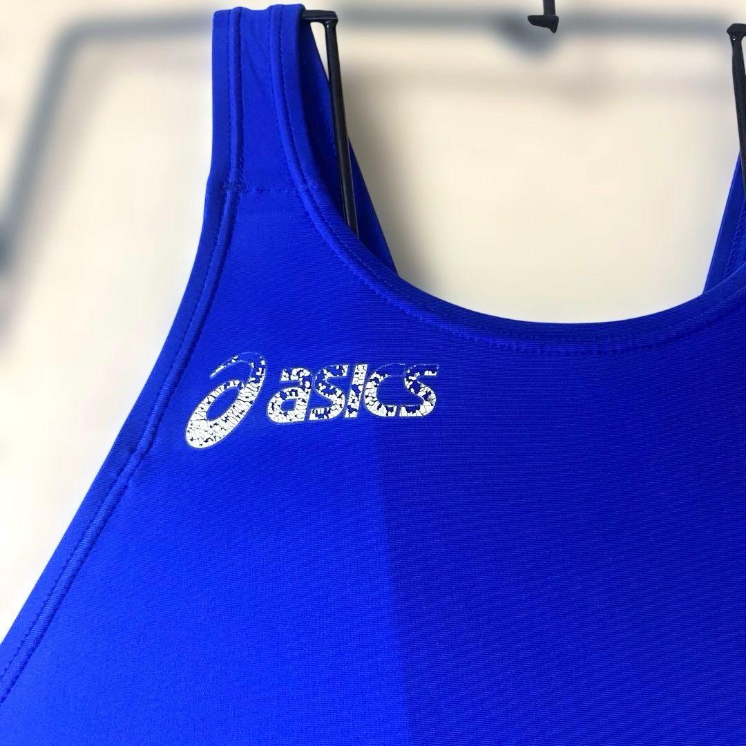 asics アシックス　競泳水着　レディース　ALS83T　ブルー　Sサイズ