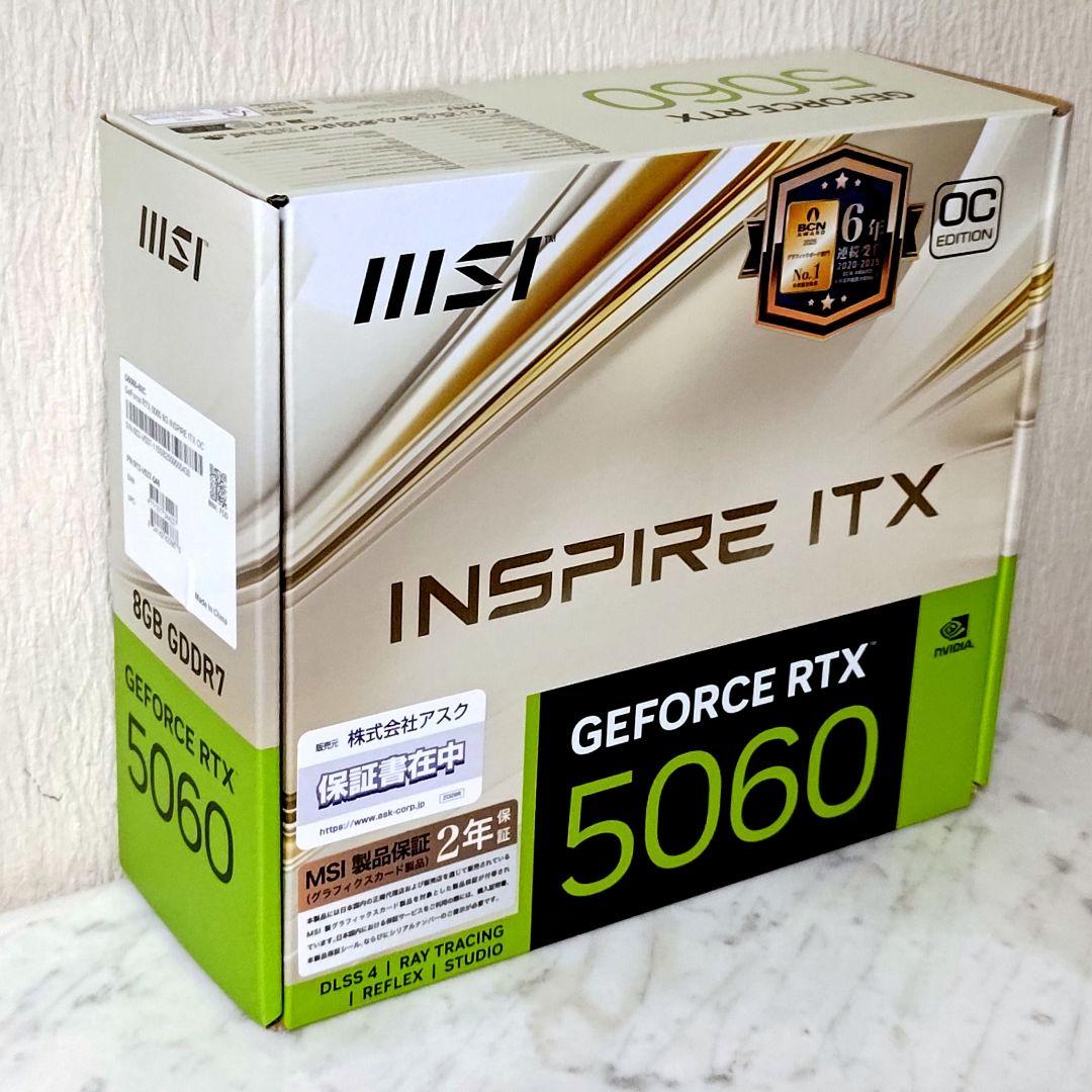 【新品】GeForce RTX5060 8G INSPIRE ITX OC
