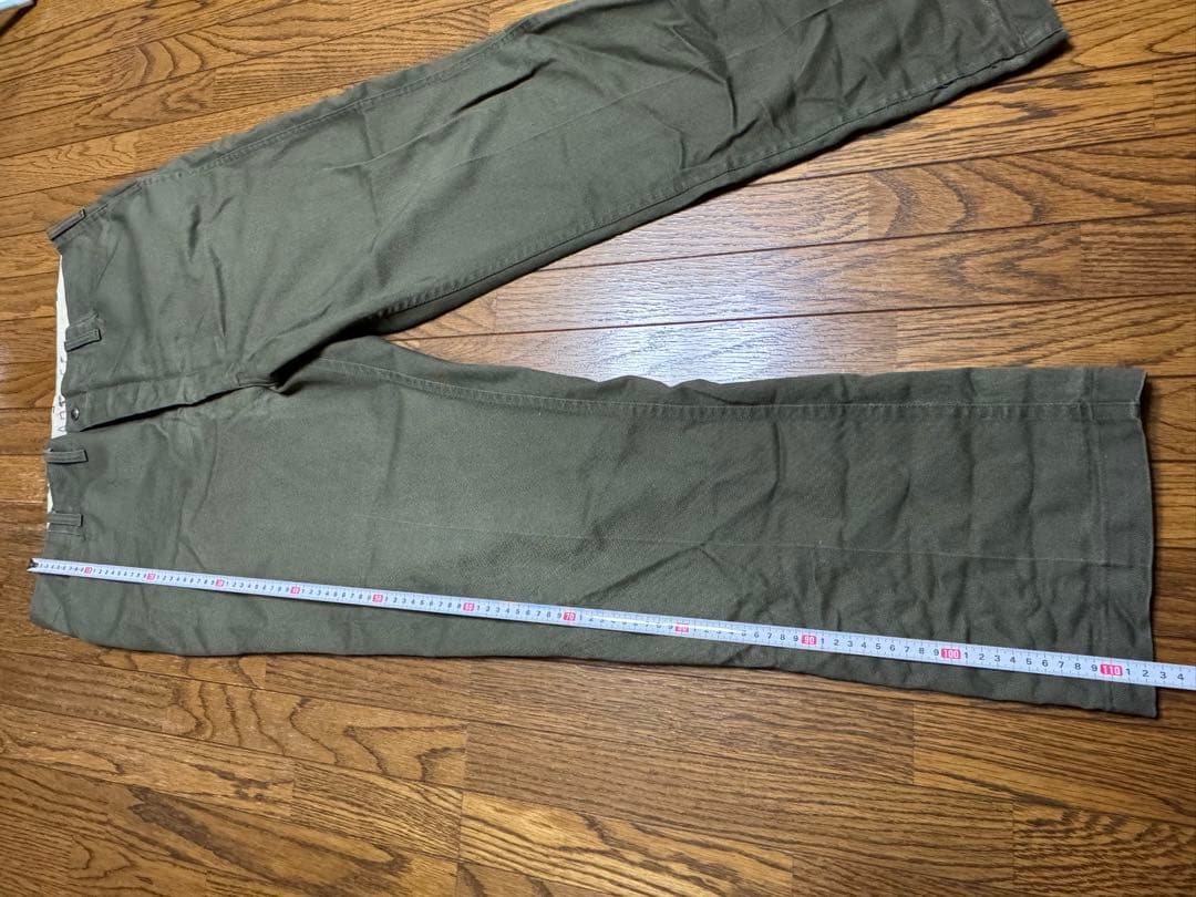 緑黄色界隈 Lee FRISKO JEENS ワークパンツ オリーブ