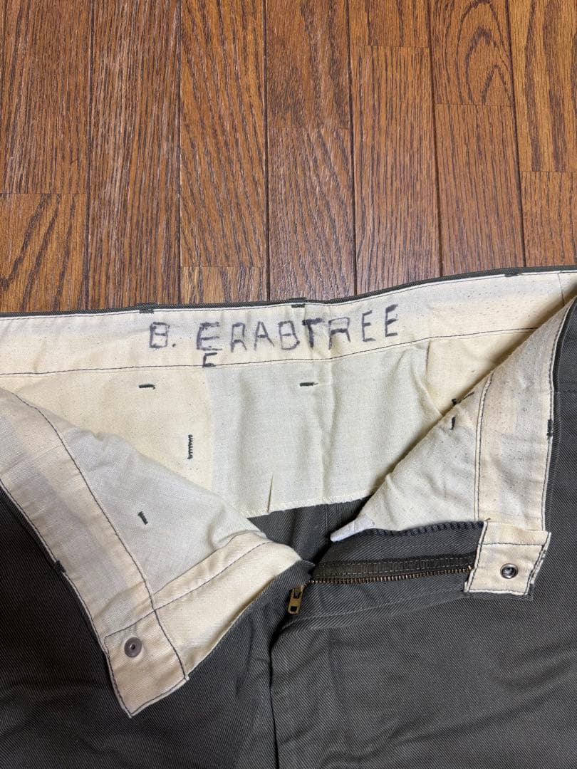 緑黄色界隈 Lee FRISKO JEENS ワークパンツ オリーブ