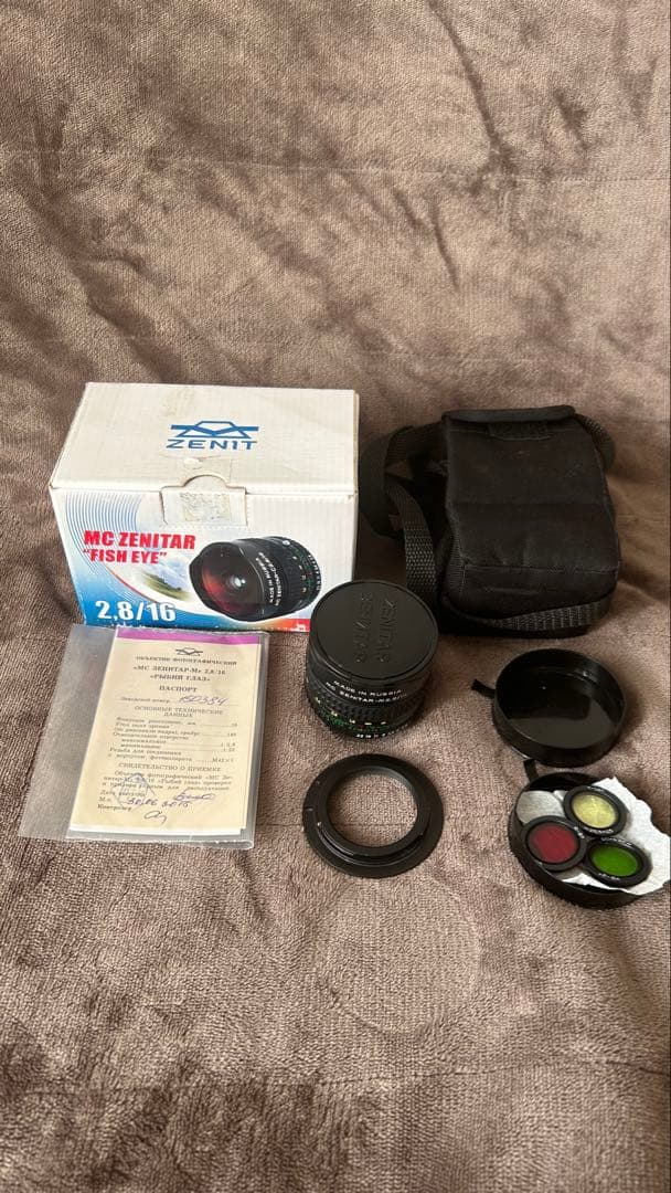 ZENITAR-M16mm F2.8 FISH EYE M42 中古