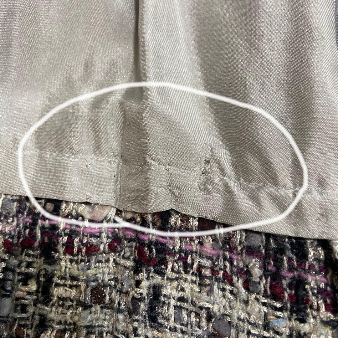 さき CHANEL シャネル スカート ※裏地に訳あり