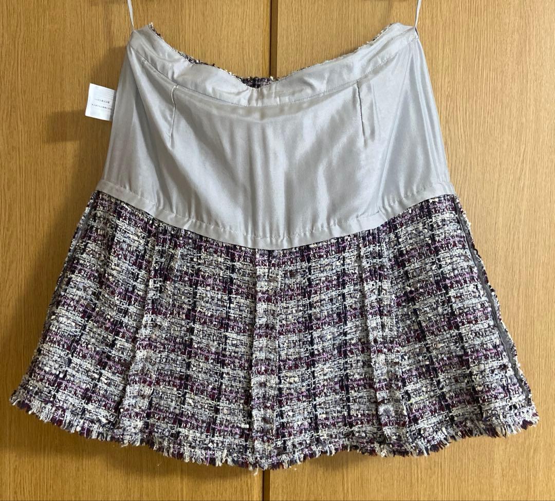 さき CHANEL シャネル スカート ※裏地に訳あり