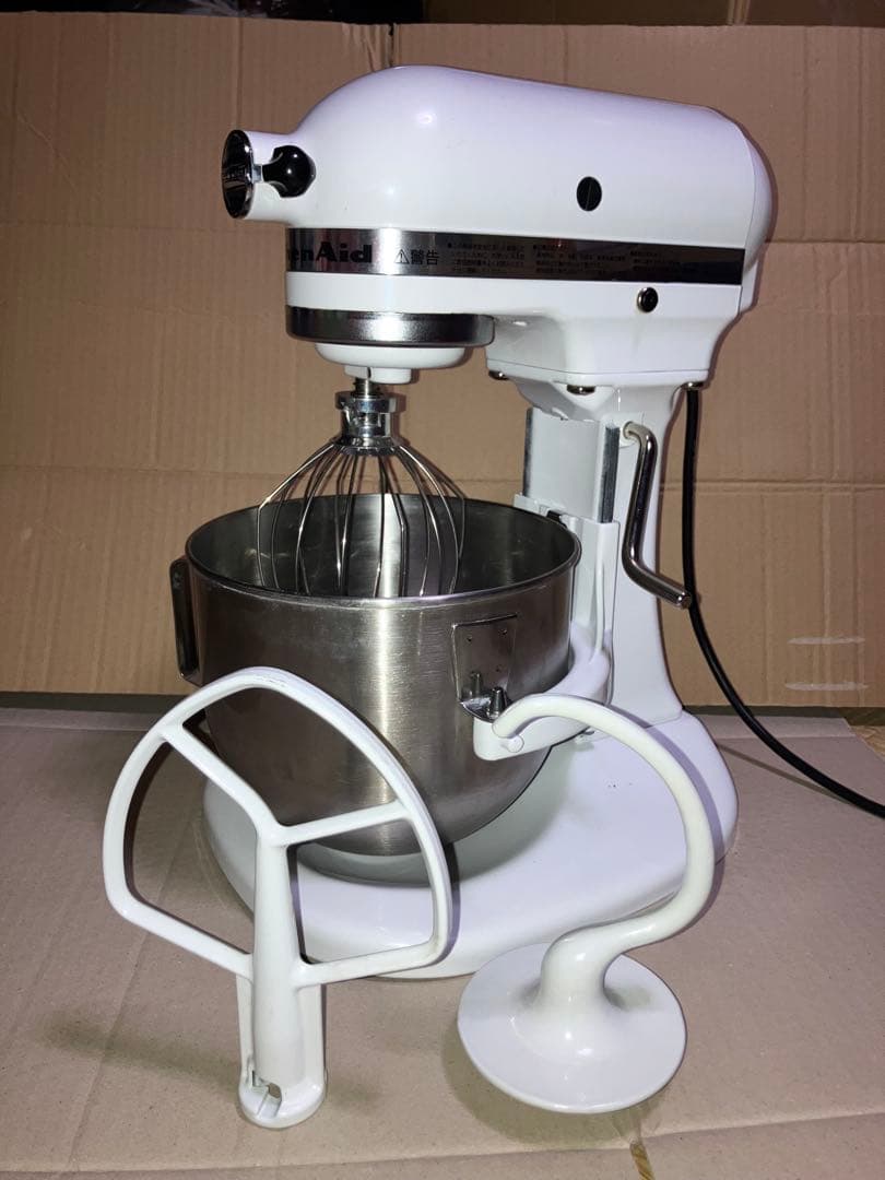 キッチンエイド ミキサー KSM5 白　正規代理店FMI！