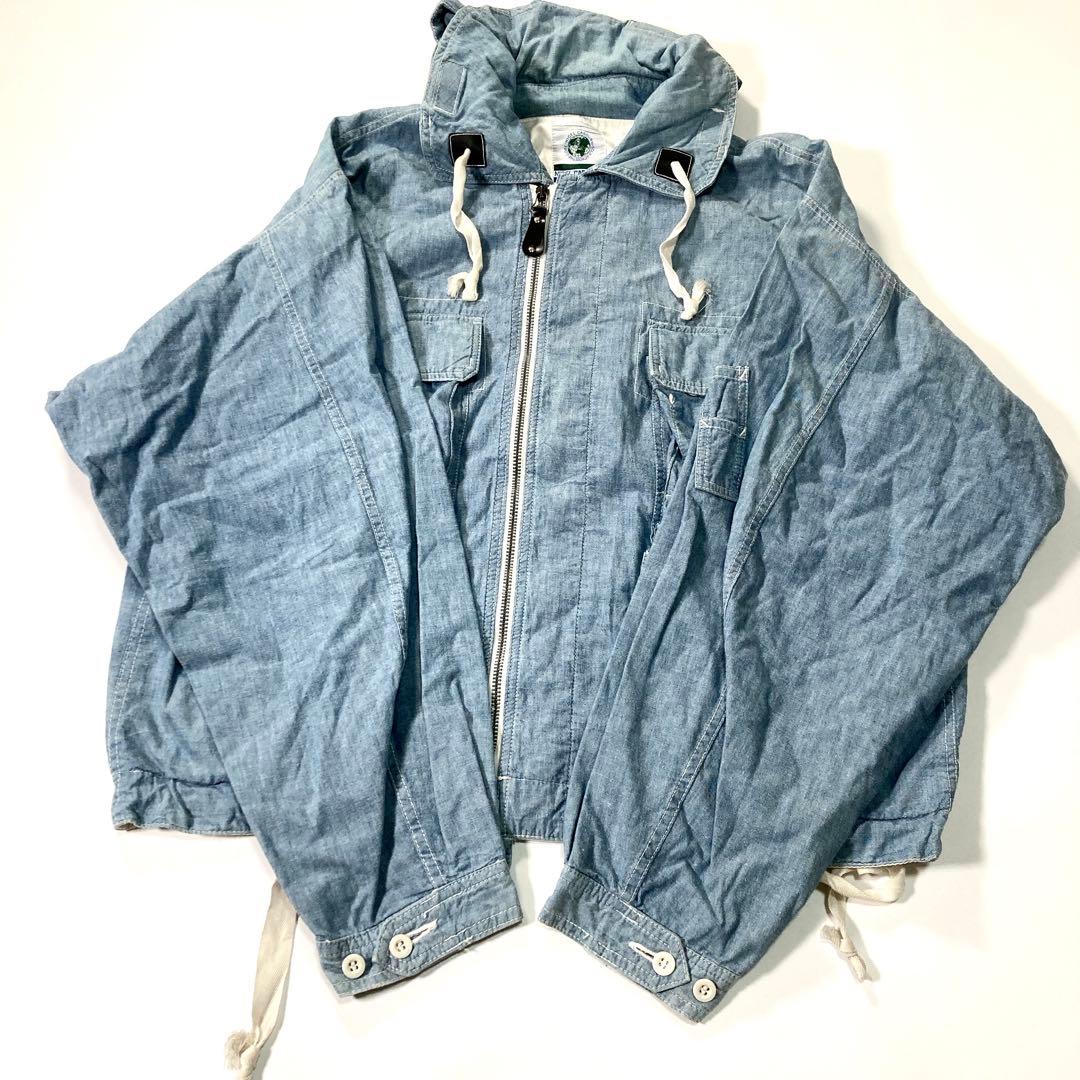 Nigel Cabourn ナイジェルケーボン ジップパーカー 2 デニム