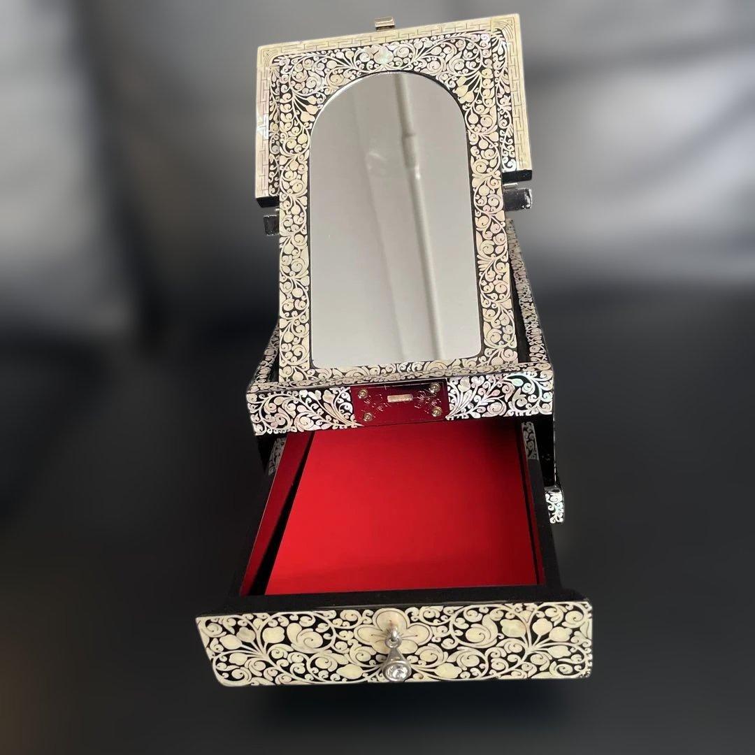 美品未使用近い　螺鈿細工　　ジュエリーボックス 宝石箱　アクセサリー箱