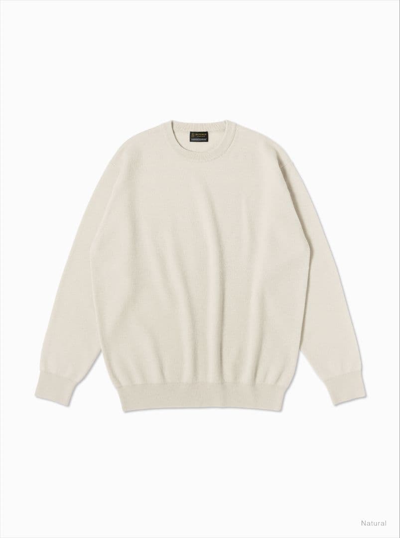 新品 Batoner SUNSHINE CASHMERE CREW NECK 3