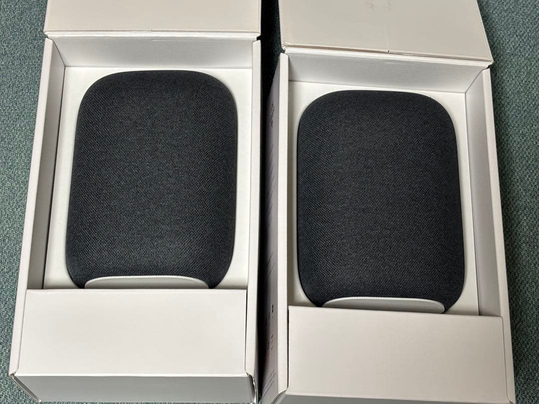 Google Nest Audio チャコール 2台 ステレオ