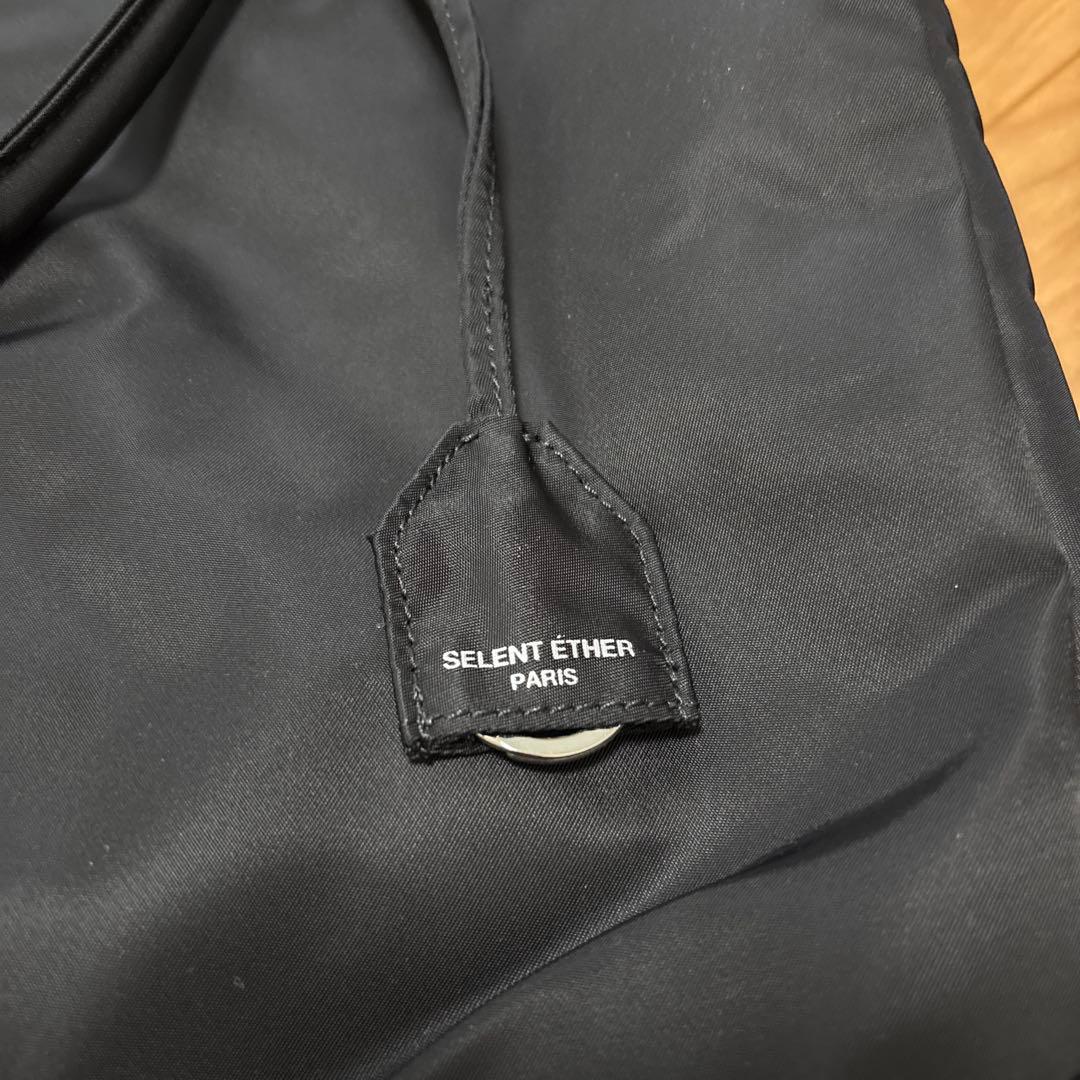 SELENT ETHER PARISブラックビジネスバッグ