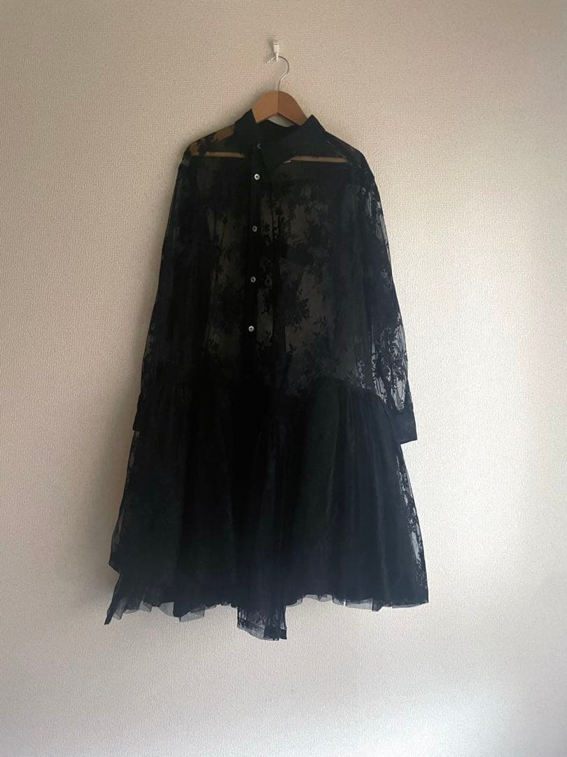 値下げ 美品 COMME des GARCONS コムコム シャツワンピース