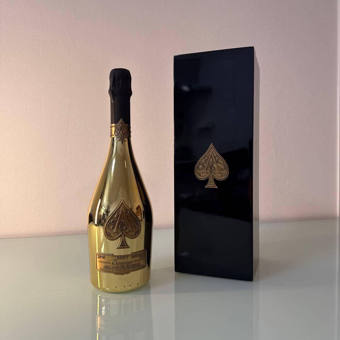 未開栓! ARMANDアルマンド ゴールド シャンパン箱付きブリュット750ml