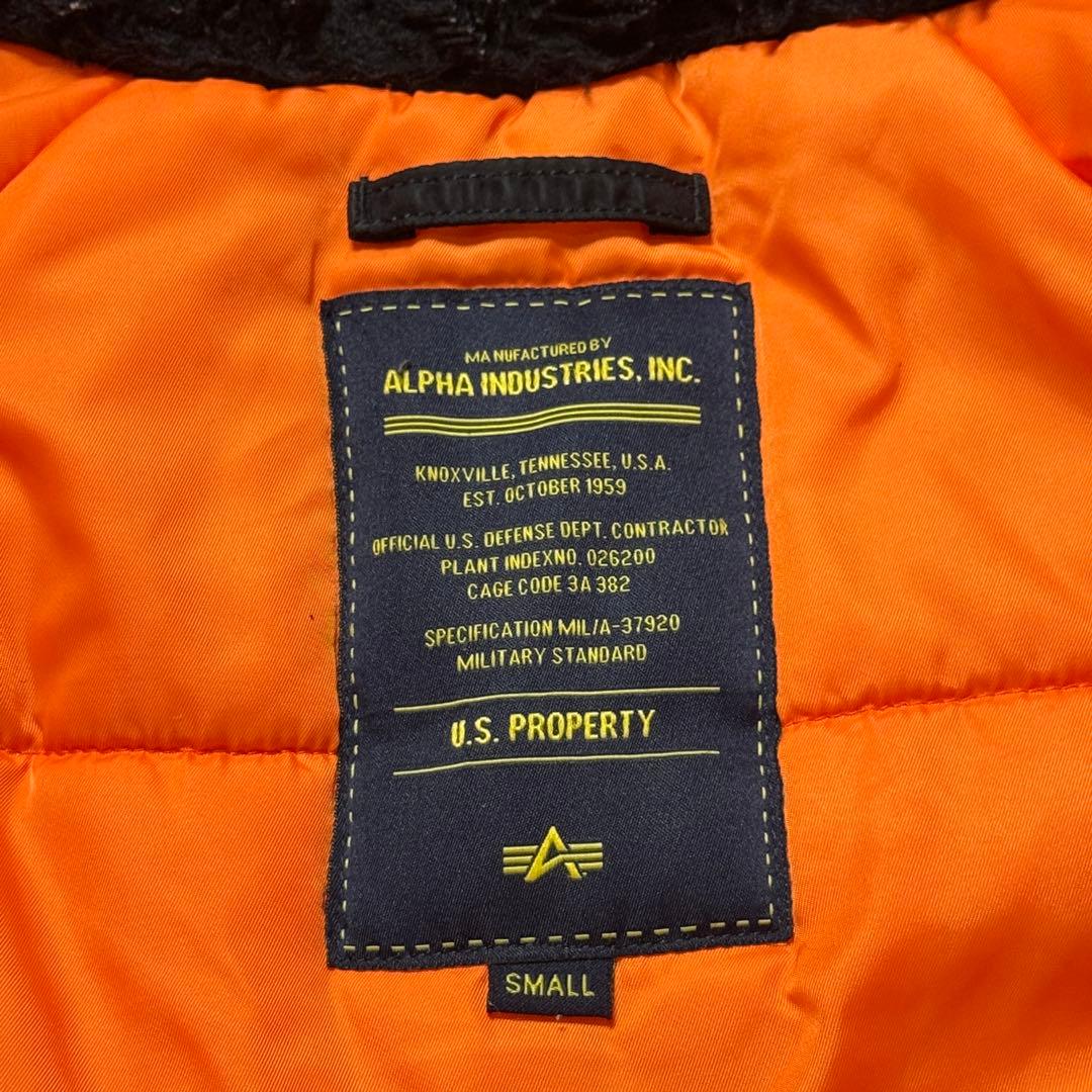 未使用級 ALPHA INDUSTRIES アルファインダストリーズ N3B 黒