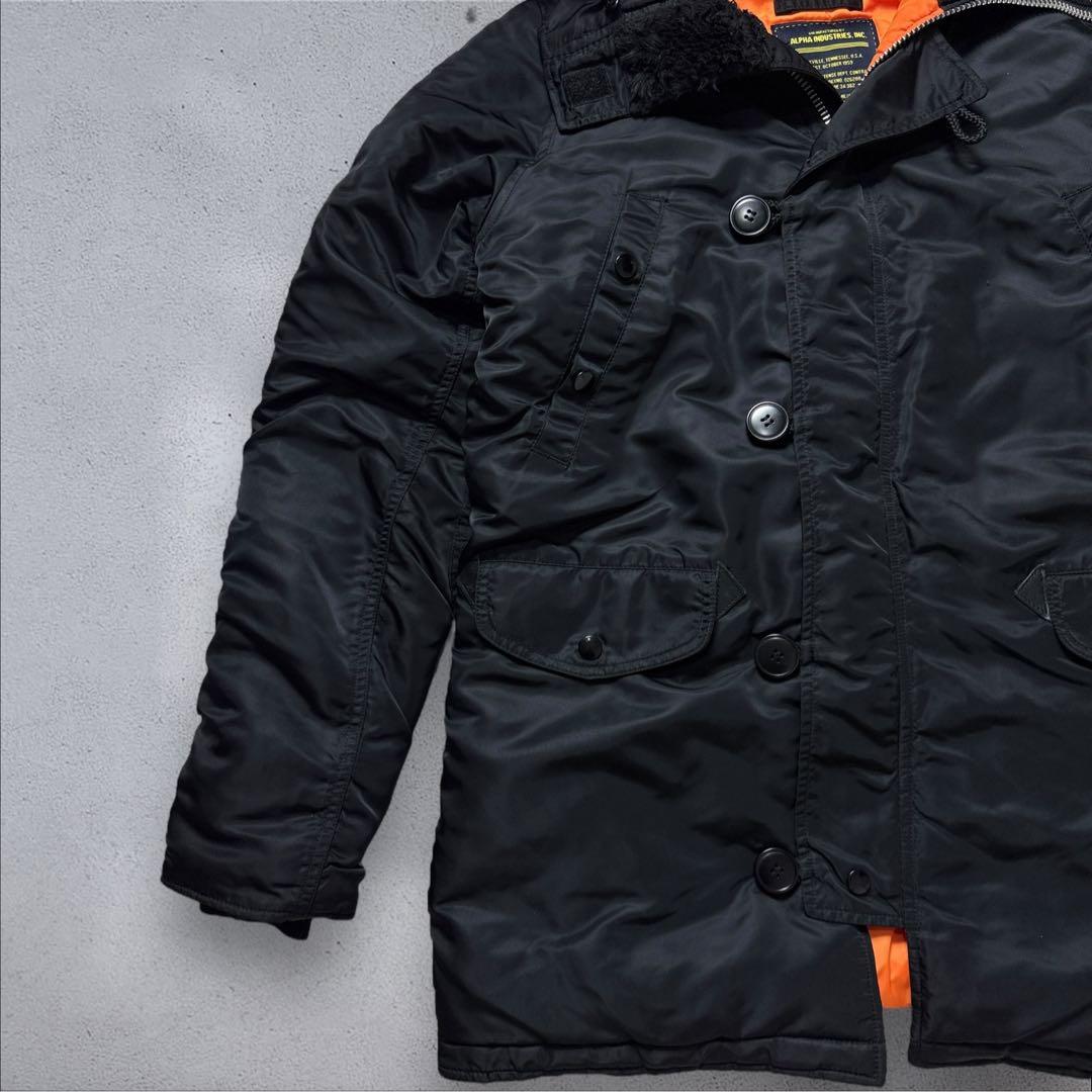未使用級 ALPHA INDUSTRIES アルファインダストリーズ N3B 黒