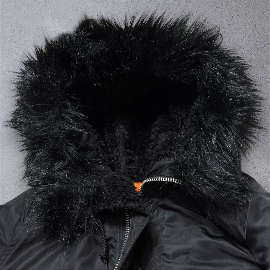 未使用級 ALPHA INDUSTRIES アルファインダストリーズ N3B 黒