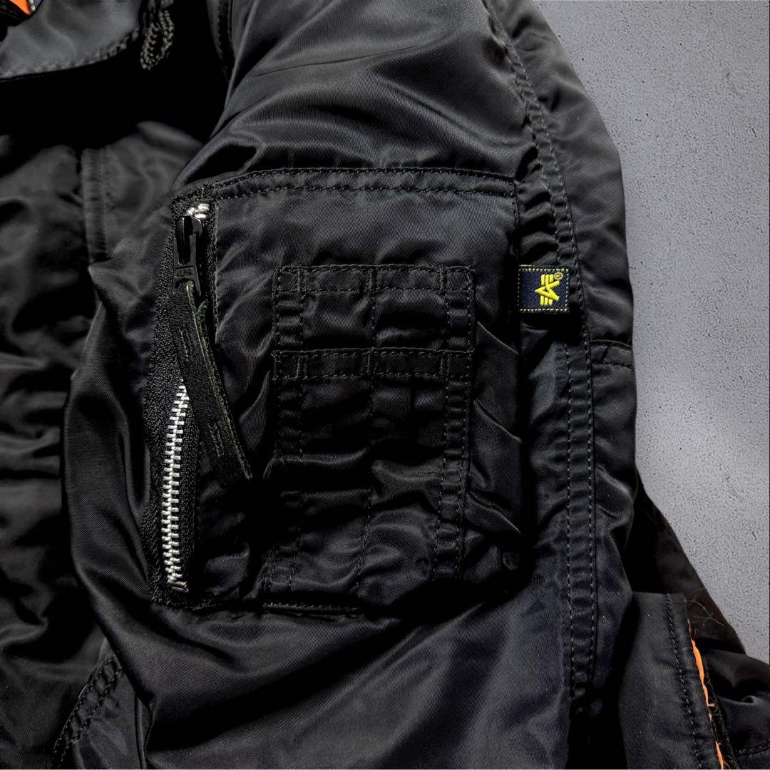 未使用級 ALPHA INDUSTRIES アルファインダストリーズ N3B 黒