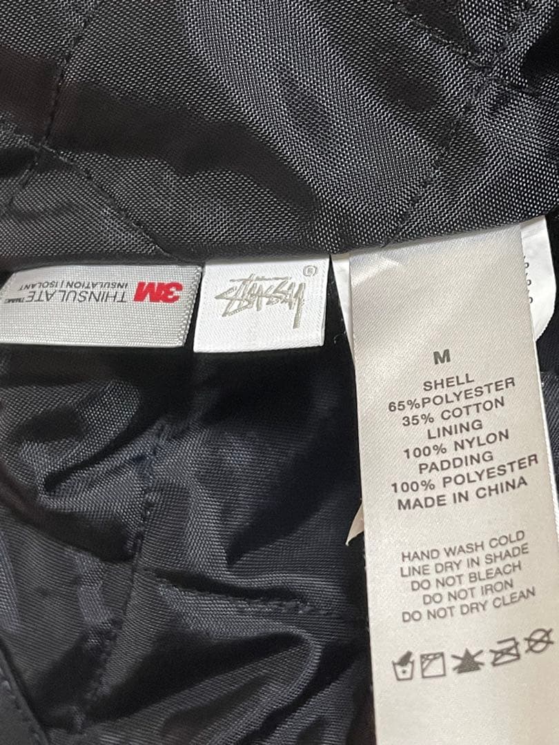 Stussy ブラック ベスト M