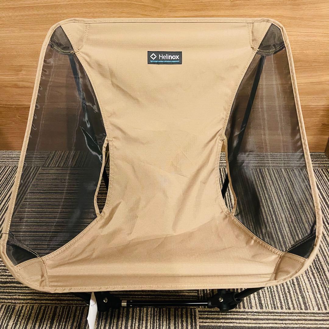 【美品タグ付き】Helinox ヘリノックス グランドチェア コヨーテタン 軽量