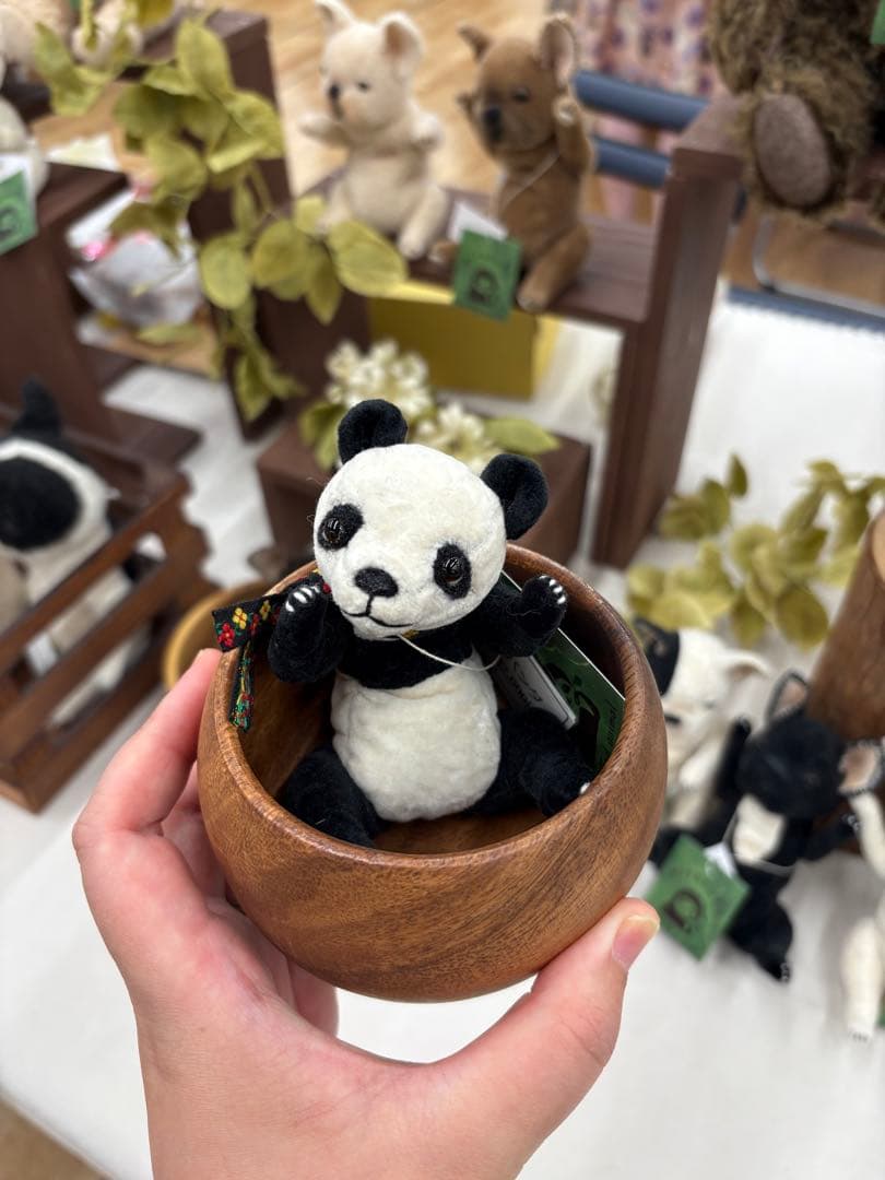 テディベア みはらゆき様作品 パンダちゃん ハンドメイド ぬいぐるみ