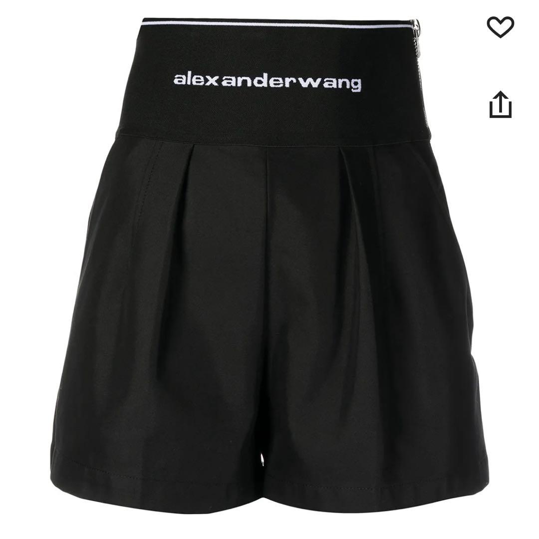 ALEXANDER WANG サイズ0ブラック ショートパンツ