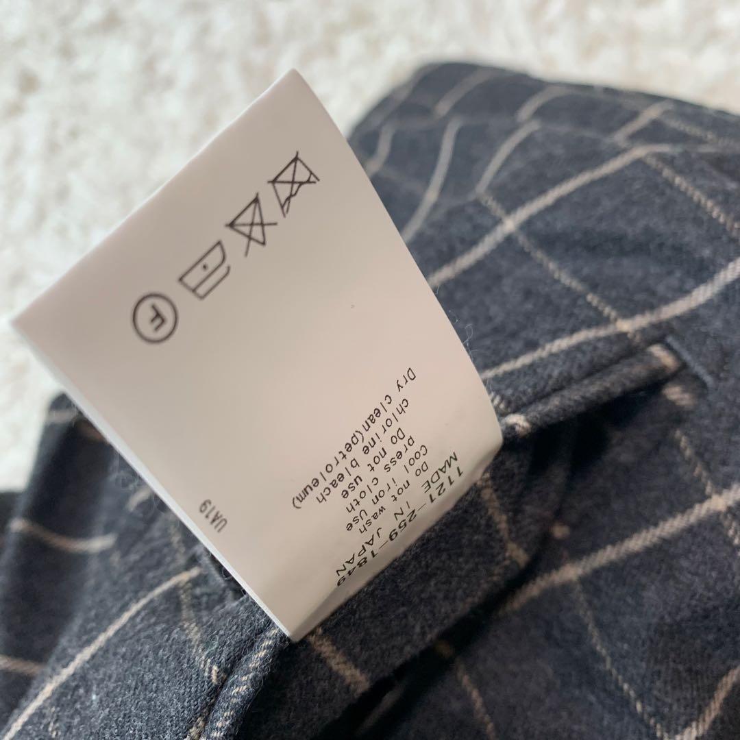 District UNITED ARROWS フランネル セットアップ スーツ