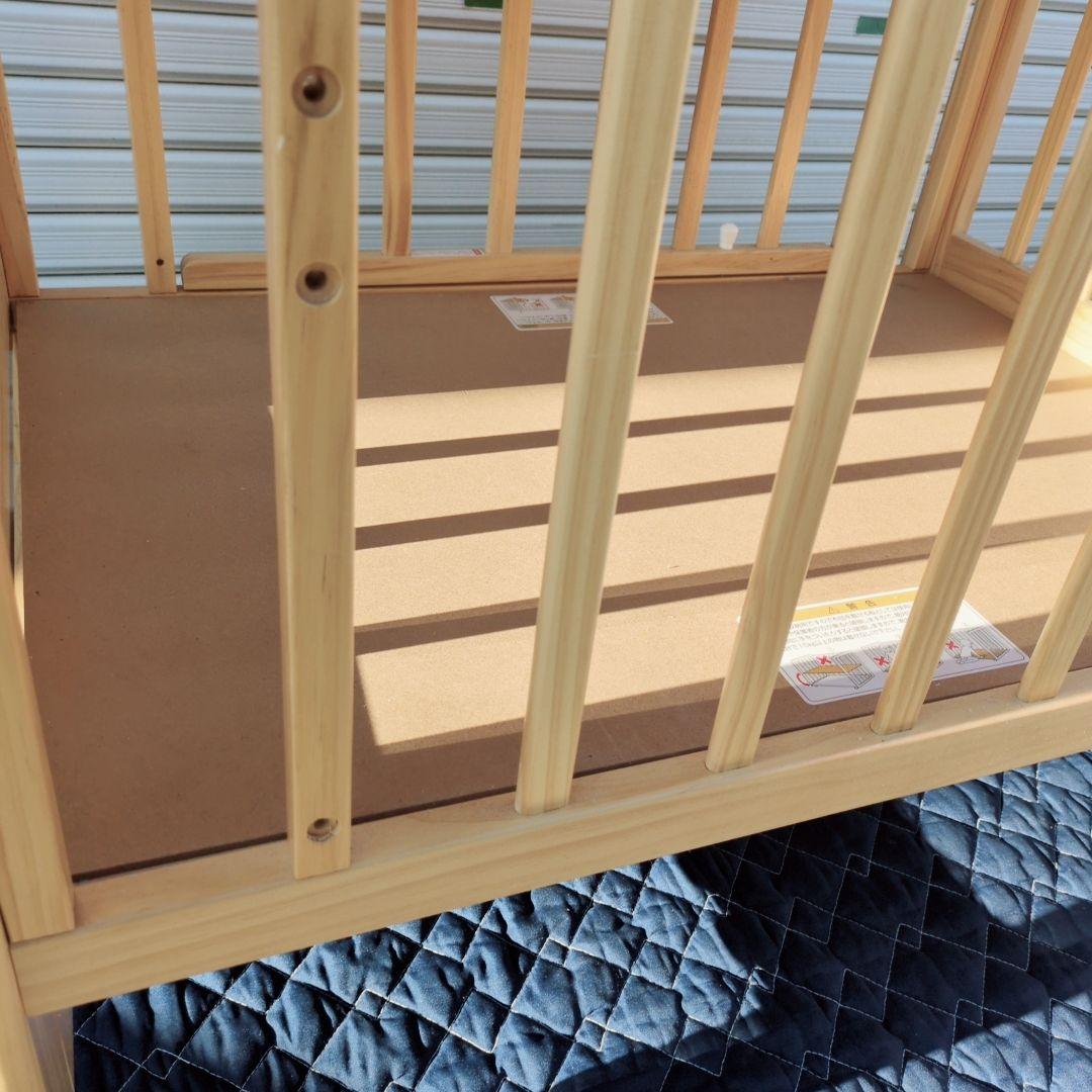 カトージ　ベビーベッド　 ハイポジションミニベッド　アーチ