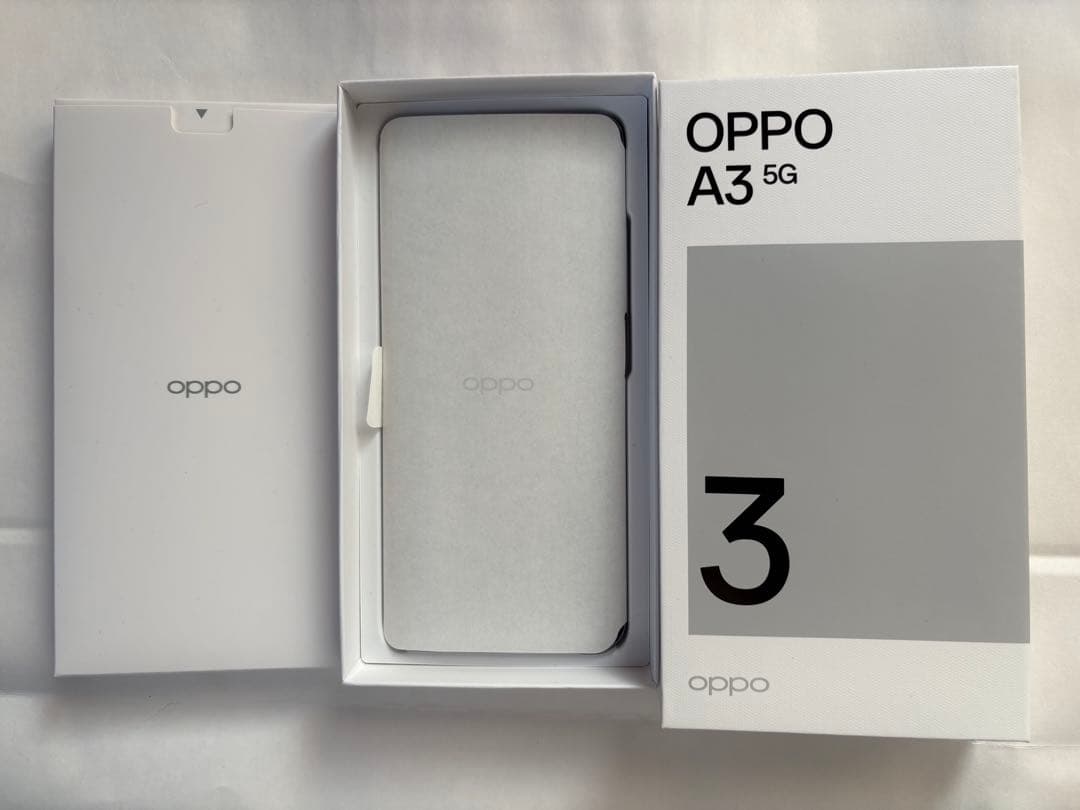 【ほぼ新品】SIMフリー OPPO A3 5G パープル｜傷なし｜動作確認のみ