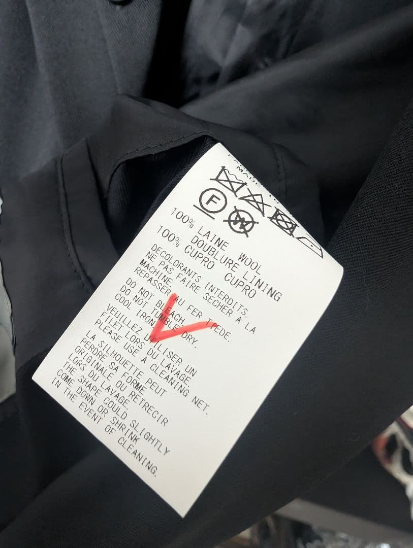 SS25 Yohji Yamamoto Jacket 未使用タグ付き