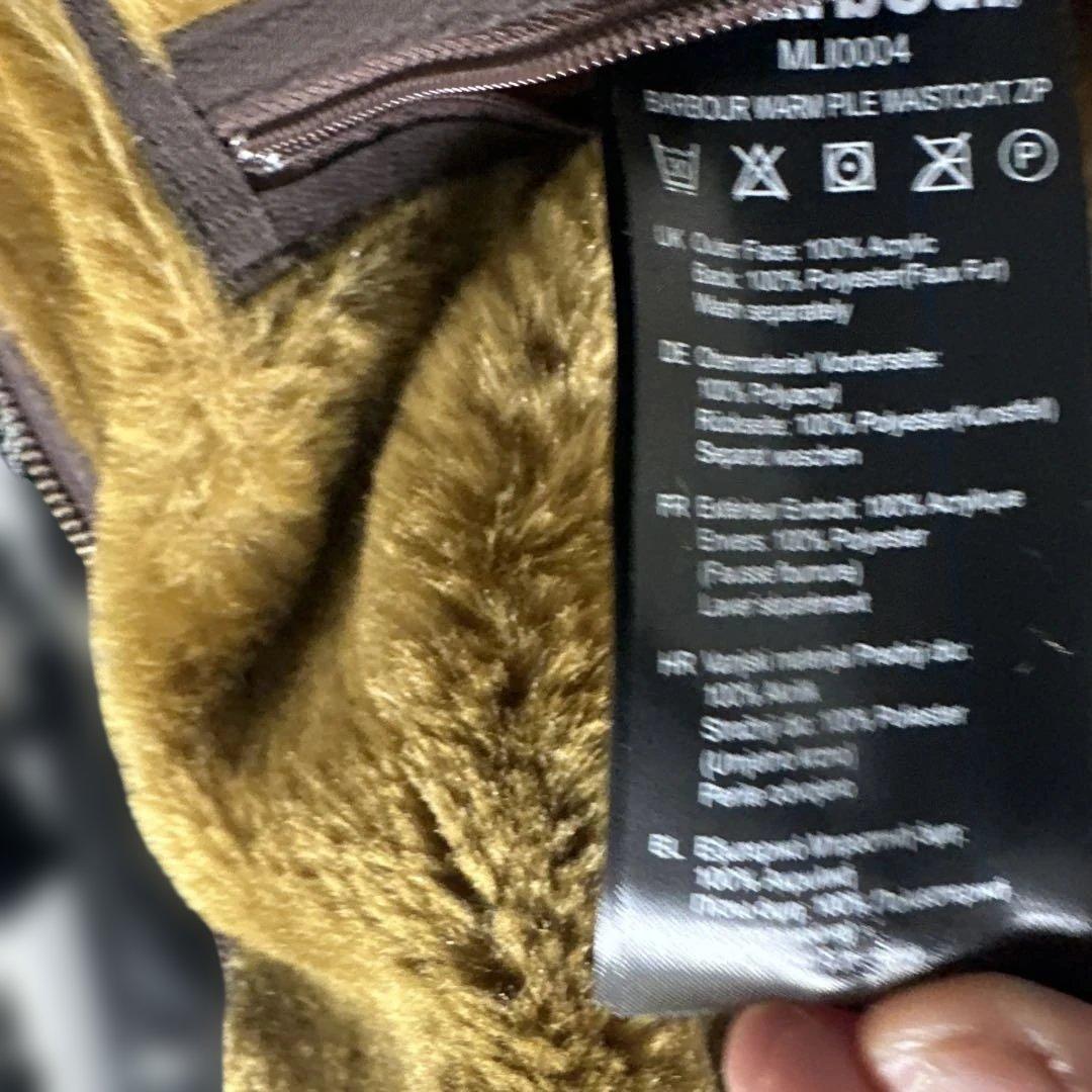 最終値下Barbour ライナー　ML0004 サイズ38