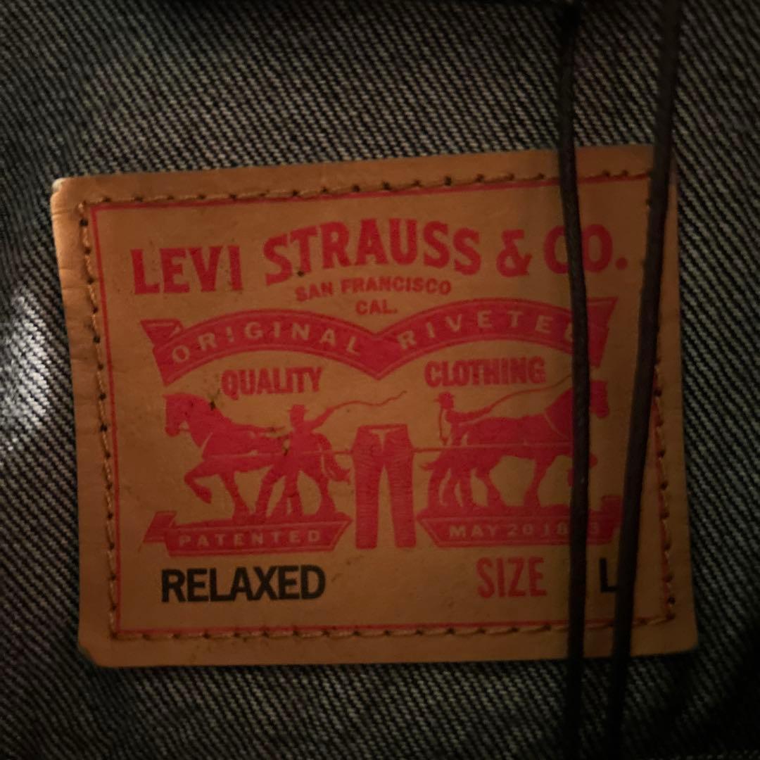 &*様 Levi'sリーバイスデニムジャケット2nd RELAXED濃紺