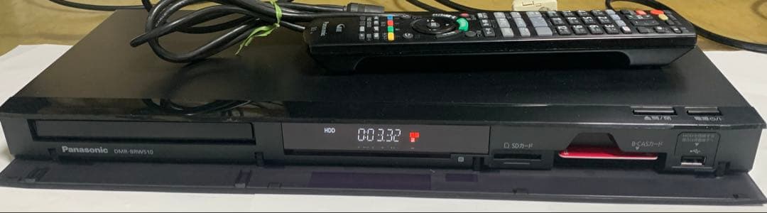 2番組同時録画 Panasonic ブルーレイレコーダー DMR-BRW510