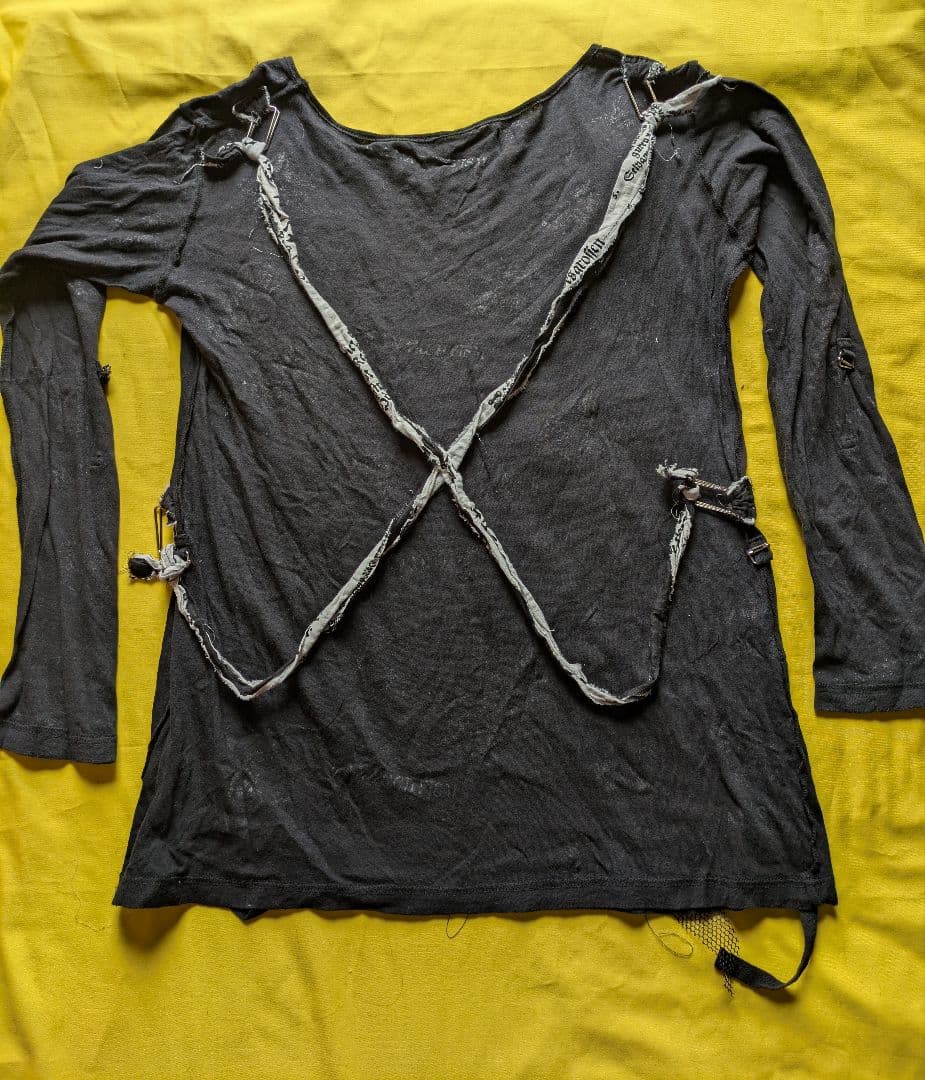 ANARCHYISM for PLUS ブラック長袖トップス