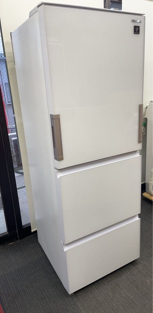 ★人気の左右開きシャープ 3ドア冷蔵庫 SJ-GW35G 350L 2021年製