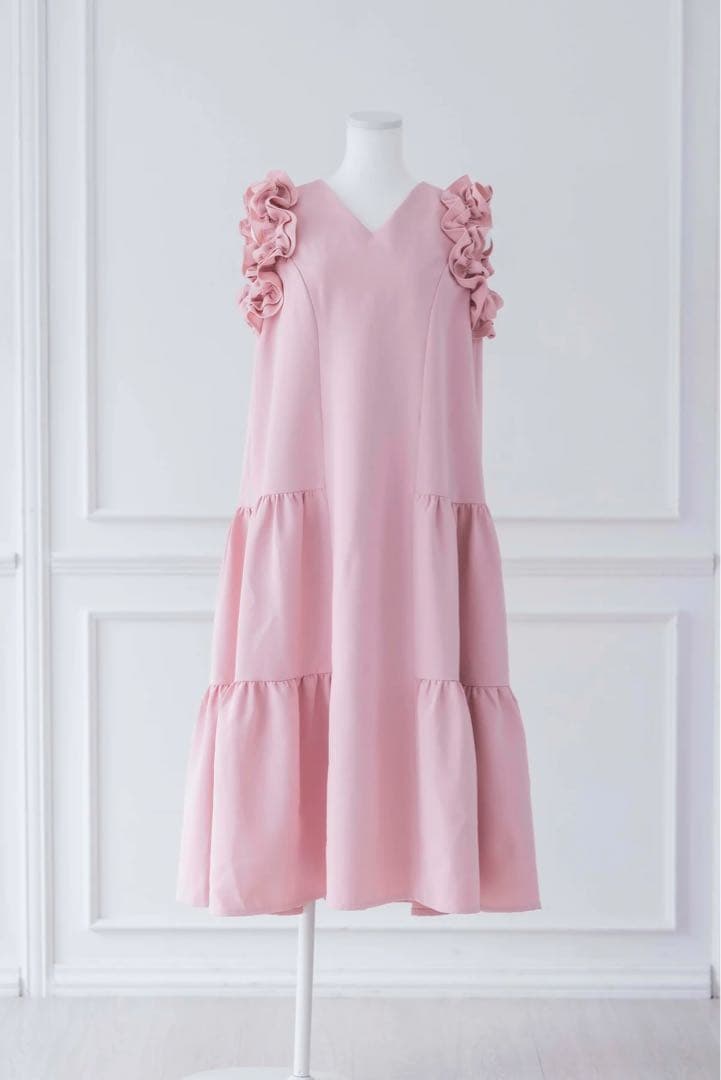 【美品】bitnabi par-lang ドレス ピンク