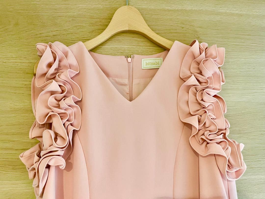 【美品】bitnabi par-lang ドレス ピンク