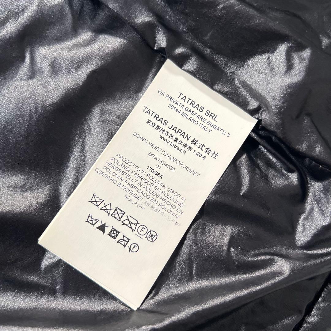 タトラス　ダウンベスト　MTA18S4539 ブラック　01