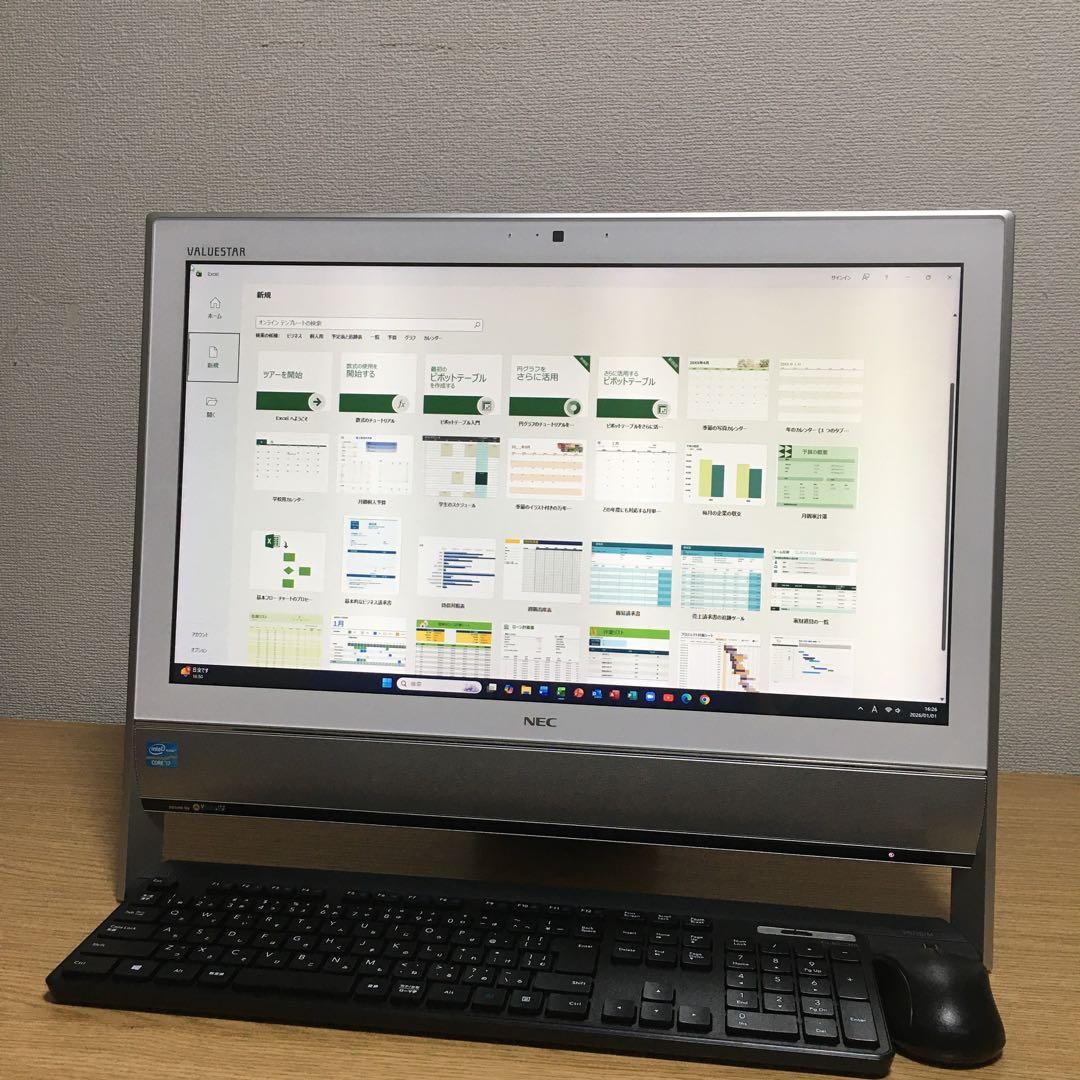 Win11 NEC VALUESTAR 最強i7 一体型 デスクトップPC