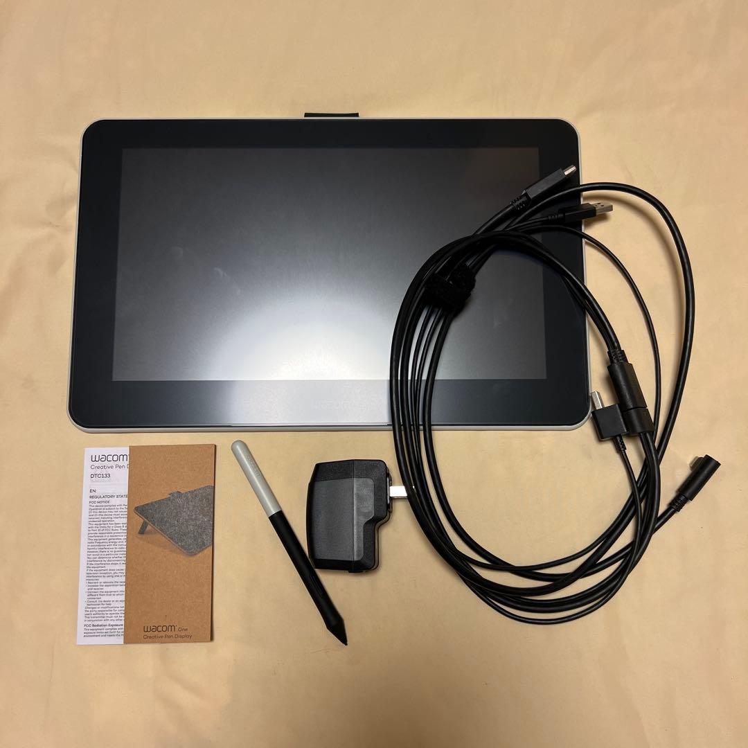 wacom one 液晶ペンタブレット13.3型　DTC133