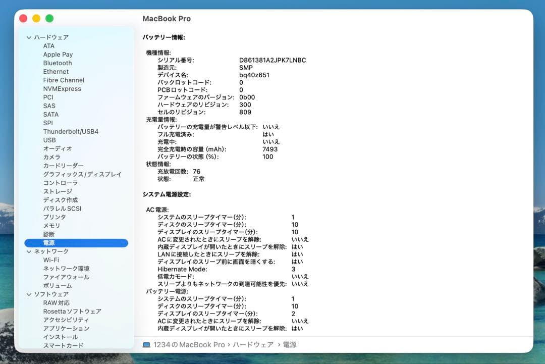 MacBook本体 Apple MacBook Pro 16 2019 i7/16GB/500Gb