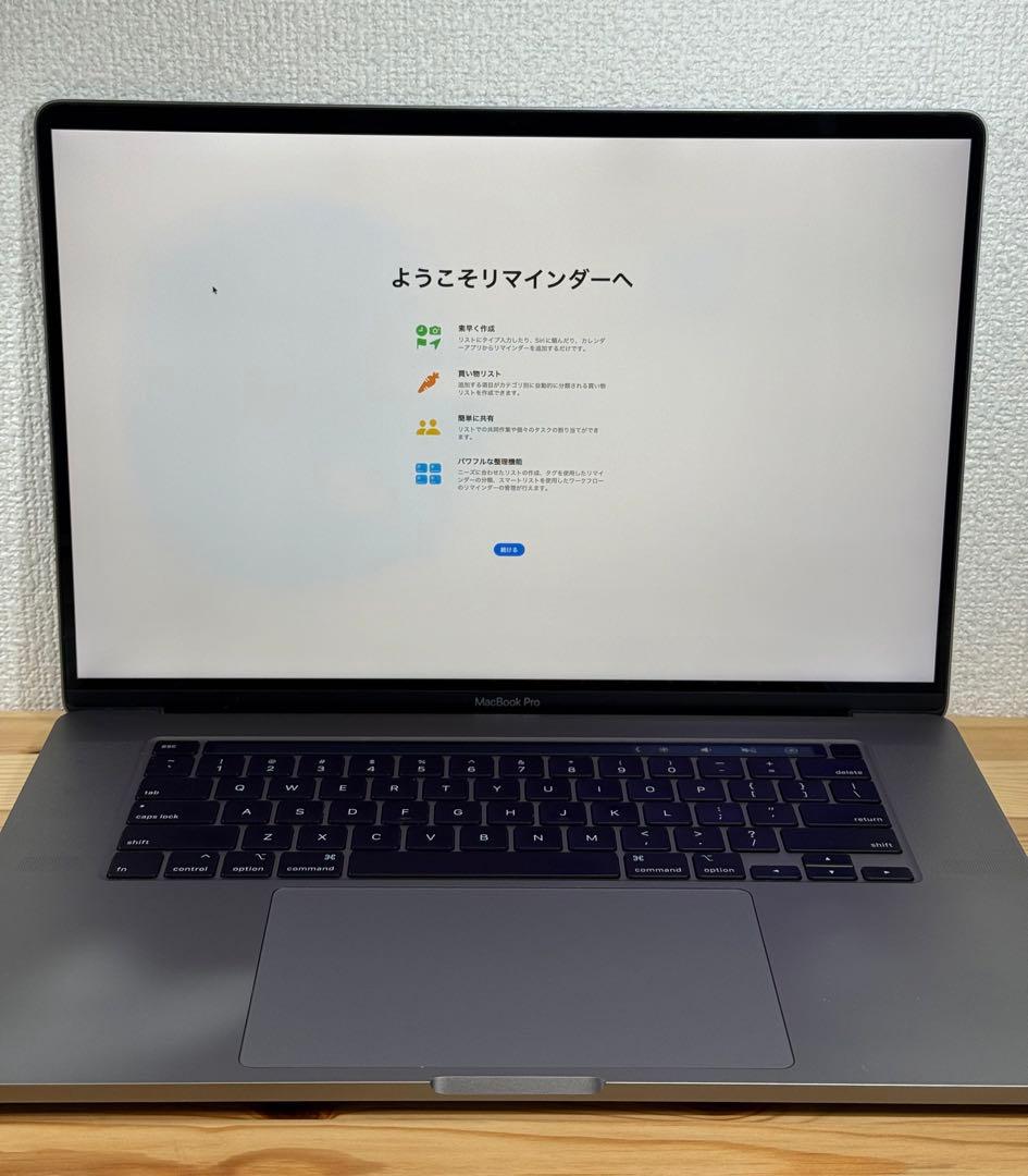 MacBook本体 Apple MacBook Pro 16 2019 i7/16GB/500Gb