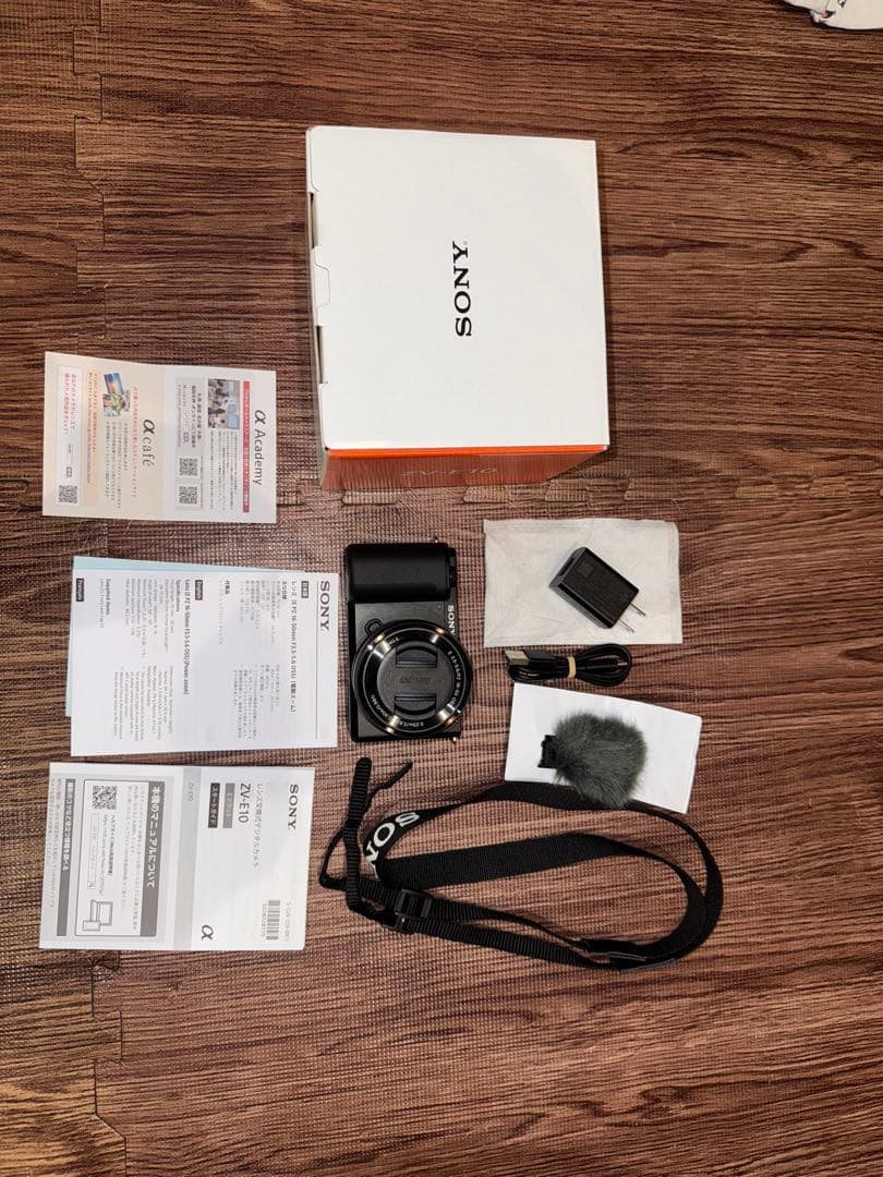 SONY VLOGCAM ZV-E10 純正予備バッテリー2つ付属