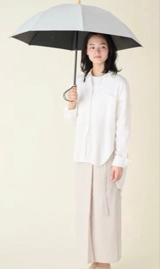 【新品】サンバリア100折りたたみ日傘moku2段折グレー