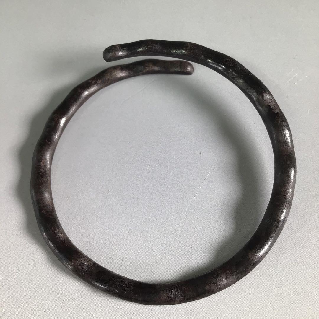 Ｒ６２９　釜釻　『高木治良兵衛造』『雲錦象嵌』『大角豆』『相生鐶』　共箱　茶道具