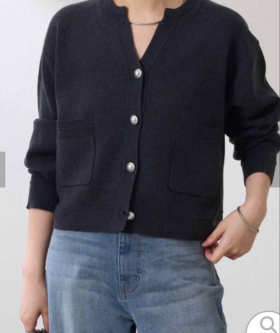 スキッパースウェットライクカーディガン