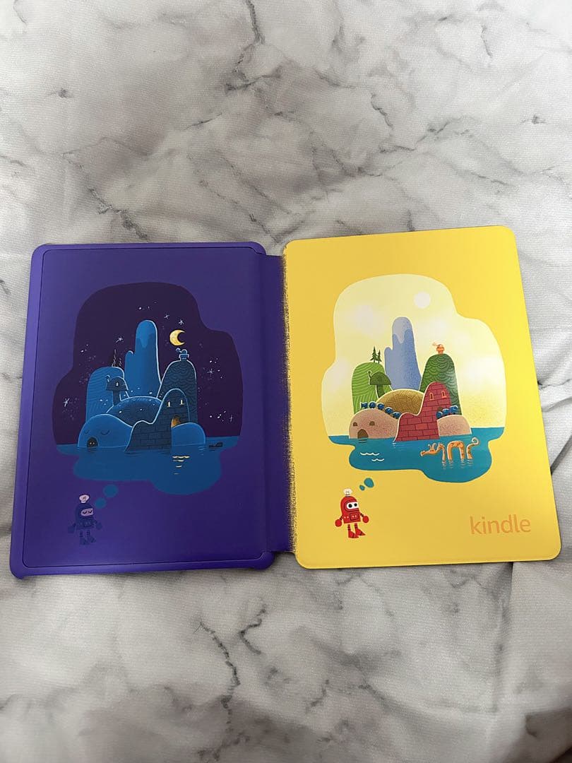 【美品】Kindle Paperwhiteキッズモデル　イエロー カバー付き