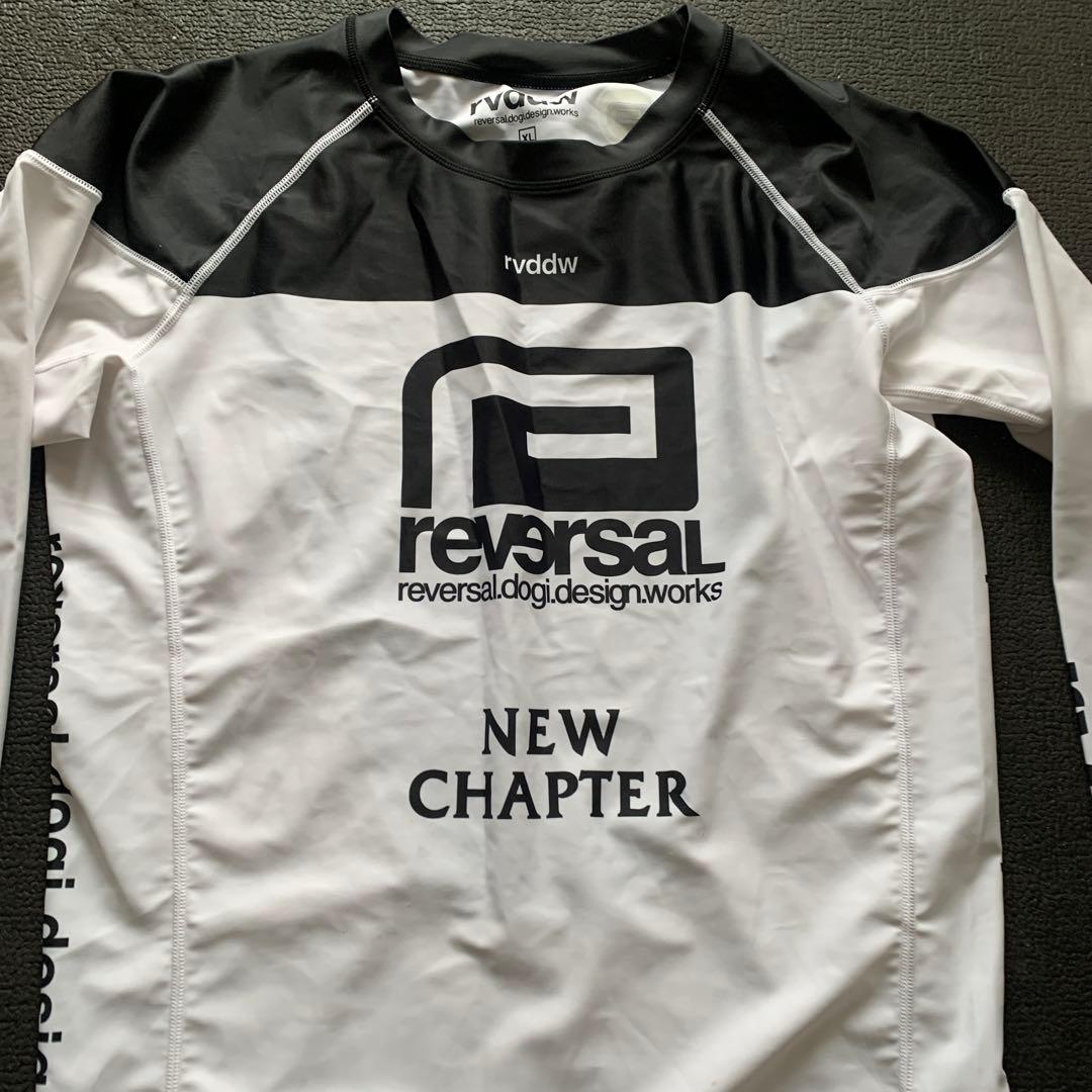 reversal NEW CHAPTE. ラッシュガード　XL ラグビーシャツM