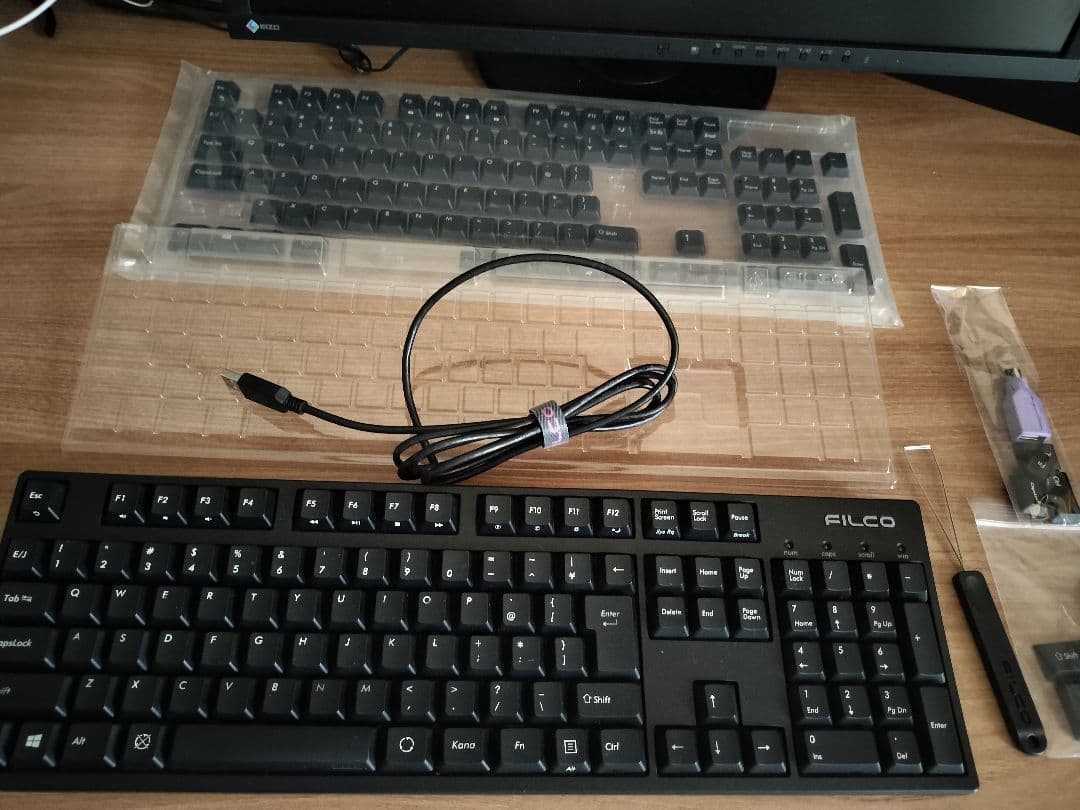 1.2mm超高速入力！FILCO FKBS108XMSS/NB 全交換キー付！